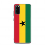 Coque T&eacute;l&eacute;phone &ndash; Samsung &ndash; Galaxy S22 &ndash; Drapeau Ghana &ndash; Souple &ndash; mitmev&auml;rviline