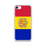 Coque iPhone - Andorre - Drapeau - Souple - Mitmev&auml;rviline - Design fin et l&eacute;ger