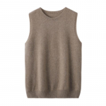 S&uuml;gis Talv Naiste Ka&scaron;miirist Kampsun Varrukateta Pullover Vintage Kootud &Uuml;mmarguse Kaelusega Vest Topid Kudumid Naiste Vabaaja Kitsa L&otilde;ikega Topid S kaamel