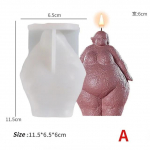 Uus p&otilde;hjamaine abstraktne isetehtud kehak&uuml;&uuml;nal Silikoonvorm Paks keharasv Naine vaiguvorm Kodukaunistus Ornament kipsfiguurid Hallitus