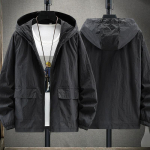 Suvised paarid &otilde;hukese kapuutsiga kerge jope Meeste p&auml;ikesekindlad riided kalap&uuml;&uuml;gi jahiriided kiiresti kuivavad mantlid 7XL