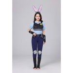 Halloweeni t&auml;iskasvanu kost&uuml;&uuml;m Hull Zootopia J&auml;nku Judy Politseiniku kost&uuml;&uuml;m Pikkade varrukatega L&uuml;hikeste varrukatega &Uuml;likond XL