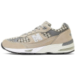 Harris Tweed x New Balance 991 Valmistatud Inglismaal Houndstooth Meeste Tossud Pruun Beež Hall M991HT 42