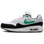 Nike Air Max 1 GS Must Staadioniroheline Laste tossud Valge Puht-Plaatina DZ3307-108 35.5