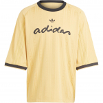 Adidas Originals Moegrafiikaga T-s&auml;rk Tr&uuml;kitud T&auml;helogo Meeste Topid Helekollane IT7463 XL