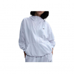 Nike Logo Kapuutsiga &Uuml;le&otilde;mbluslukuga Jakk Naiste jakid Valge FV6299-100 S