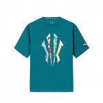 Anta Kyrie Lanting T-s&auml;rk Kyrie Meilan Zhuzhu Mugav Vabaaja Lihtne &Uuml;mara kaelusega Pullover Vaba L&uuml;hikeste varrukatega T-s&auml;rk Unisex T-s&auml;rgid 172521109-3 L
