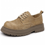 Moodsad hingavad meeste vabaaja nahast kingad Paks tald &Auml;ri-madalad kingad Meeste moodsad k&auml;imiskingad Tenis Masculino Oxford kingad Tossud 38 khaki