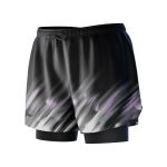 Li Ning Ujumisspaa Vabad Ujumisp&uuml;ksid Meeste ujumisriided Must Lilla LNKW020-2 3XL