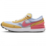 Nike Waffle One Paelkinnitusega libisemiskindlad l&ouml;&ouml;gisummutavad madalad vabaajajalatsid Laste toss Oranž Valge DC0481-700 38