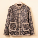 Uus talvine stiil pluss samet paksenenud puuvillane jakk keskealistele ja vanematele emadele moodne kirde-v&auml;rviline puuvillane jakk naistele XL