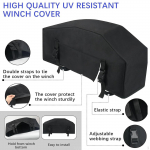 Winch Cover Waterproof Guard Easy to Install Dust Premium Replacement Practical Portable