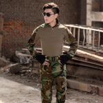 Tactical Frog Python Mustriga CP Kamuflaaž V&auml;litingimuste &Uuml;likond - Slim Fit, Kulumiskindel Treeningkomplekt Jacket L