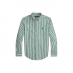 Polo Ralph Lauren Vabaajas&auml;rk FW25 Triibuline krae &Uuml;he n&ouml;&ouml;pidega Pikkade varrukatega Lastele Laste s&auml;rgid 323979319-003 M