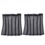 2tk auto p&auml;ikesevari k&uuml;lgmiselt nailonv&otilde;rgust aknakardin kokkupandav p&auml;ikesevari UV kaitse 52x80cm must