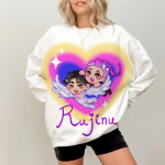 Lihtsad Naiste Pulloverid KPop Deemonik&uuml;ttide Prindiga Lahtised Dressipluusid Pehmed Naiste R&otilde;ivad 6XL