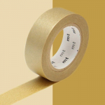 Masking tape unicolore - Dor&eacute; - 1,5 cm x 7 m kuld