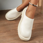 Mules kingad Naiste lamedad platvormsussid 2025 Trend Uued suvised vabaaja slingback-sandaalid Naiste tossud Br&auml;ndi pl&auml;tud 35 beež