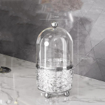 Meigipintsli korraldaja 360&deg; p&ouml;&ouml;rlev kaasaskantav lauaarvuti huulepulk kulmude hoiukarbi t&ouml;&ouml;riistad kaanega vannitoakosmeetika hoidmiseks