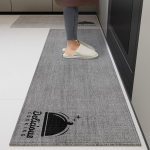 K&ouml;&ouml;gimatt libisemisvastane kulumiskindel veekindel p&otilde;randamatt hall minimalistliku mustriga vaip pikk suurus kodu kaunistus jalapatjadega 1pc 50x80cm