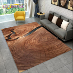 3D HD puiduteraline retroala vaip, suur, vaipvaip kodu elutuppa, laste magamistuppa diivanile, libisemiskindel k&ouml;&ouml;gimatt 60*90cm