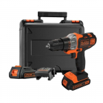 Perceuse visseuse multievo sans fil - 18V - BLACK+DECKER - MT218K-QW - batterie - chargeur - coffret hall
