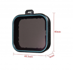 ND-objektiivi kaitsefilter(ND4 8 16)+ CPL-filter Gopro Hero 5, Hero 6 Black, Hero 7 kaamerale Tarvikud 3 tk filtrikomplekt 1,59 x1,57 x0,31