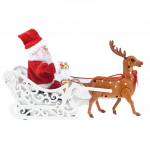 Christmas in Sleigh with Reindee Deer Ornaments Xmas New Year Gifts