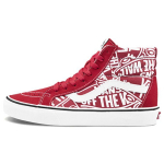 Vans Sk8 Rrissue Pu Retro Vabaaja K&otilde;rge S&auml;&auml;rega Rula Kingad Unisex Tossud Punane Valge VN0A2XSBUKL 39