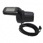 Elektriratta poolega gaasik&auml;epide LCD-ekraanipaneeli ja esitulede liidesega 5P+2P Tavaline kaabel 24V 36V 48V 60V