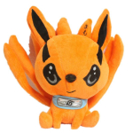 21CM Anime Naruto Kyuubi Kurama M&auml;nguasi Q Versioon &Uuml;heksasabaline Rebane Nukk Loom Cartoon Kujud Kaunistus Laste S&uuml;nnip&auml;ev J&otilde;ulukingid 21cm black