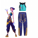 K-Popi laulja Huntri/x Cosplay Kost&uuml;&uuml;m T&uuml;drukutele Rumi Mira Zoey Cosplay R&otilde;ivad Rollim&auml;ng Halloweeni &Uuml;likond Esitusvorm 110cm