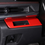 For Corvette C8 -2025 Main driver's Red card storage slot Panel frame Trim