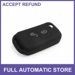 Silicone auto Remote Key Fob Cover Case fit for Mercedes Benz 124 126 W140 S320