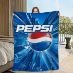 Moodne kunst P-Pepsi C-Cola Tekk Flaneell soe mugavus pehme pl&uuml;&uuml;sist tekk Piknikuks Vooditeks Diivaniteks Kodudeks Ja Magamistubadeks 30x40in