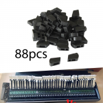 88Pcs Rubber Hat Cover for Digital Piano,Lightweight Easy to Install Repair Maintenance Sturdy Piano