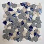 30x30cm V&auml;rvilised Keraamilised Vaba Kivi Plaadi Aia Basseini Taustaseina Mosaiik Kulumiskindlad Plaadi Dekoratsioon 1Piece -30x30cm