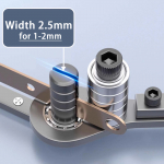 1-4mm manuaalne lame rauast painutusmasin, k&auml;eshoitav 90&deg; terasest/vaskvardast ja metallist &uuml;mmarguse traadi painutusseade 2.5mm