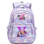 Lapsed T&uuml;drukud Kpop Rumi Zoey Mira T&auml;htedega Tr&uuml;kitud &Otilde;pilase Koolikott Veekindel Seljakott 44*34*17cm
