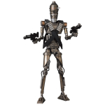 MAFEX 158 Mandaloriaan Tegevus Umbes 185mm Ei. IG-11 Figuur, Pikk, Eelv&auml;rvitud