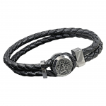 UrbanSpirit Series Roostevabast terasest k&auml;ev&otilde;ru MONT Punutud nahast MB k&auml;ev&otilde;ru 19cm