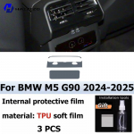 BMW M5 G90 PHEV 2024-2025 jaoks Autode sisekeskkonsooli kaitsekleebis LCD-ekraani matt TPU kaitsekile PPF Left-hand drive