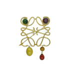 Loewe Moee rinnam&auml;rk Unisex Aksessuaarid Kuldne 10476265 Gold,F