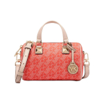 Michael Kors Mk Grayson Klassikaline Monogramm T&otilde;mblukuga Boston Koti Naiste k&auml;ekotid Korallpunane 32R4GGYC1B-886 Basic Set (Bag+Dust Bag)