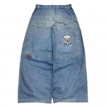 GLYDE Y2K Moodsad L&otilde;dvad Sirged Teksap&uuml;ksid T&auml;navahip Hop Vintage &Uuml;legabariidilised Laiad P&uuml;ksid Unisex P&otilde;randat P&uuml;hkivad Teksap&uuml;ksid M