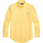 Polo Ralph Lauren SS26 Linane &Uuml;hev&auml;rviline Pikkade Varrukate S&auml;rk Klassikaline V&auml;ljaanne Meeste s&auml;rgid MNPOWOV16825022-700 M beige