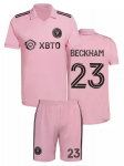 Beckham Inter Miami Jalgpallis&auml;rk 2023-2024 #23 Meistrite Liiga v&auml;ljaanne Jalgpallis&auml;rgid Treening&uuml;likonna komplekt 16