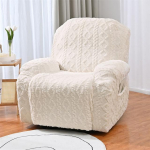 Kaheosalise disainiga lamamistooli kate Elastsed &uuml;hekohalise diivani &uuml;lekatted elutuppa Armtugi kaitsekatted 1 Seat beige