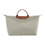 Longchamp Le Pliage Original Suur T&otilde;mblukuga Kotikott Kuldse N&ouml;&ouml;bi ja Tumeh&otilde;bedase T&otilde;mblukuga T&otilde;mbejuhiga Naiste Kotid Kivi 1624089349 Basic Set (Bag)