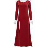 Shreki Cosplay Kost&uuml;&uuml;m Haldjakleit Pikk Kleit Punane Hommikumantel Pikk Kleit Komplekt Filmitegelase Esituskost&uuml;&uuml;m A964 Red Skirt M brown